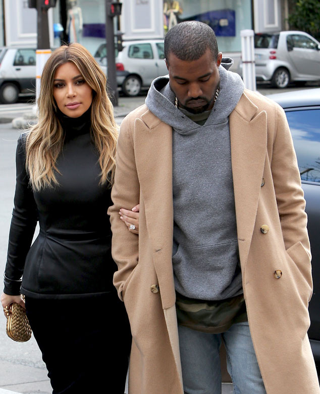 Kim Kardashian and Kanye West Enjoy a Lunch Date in Paris | E! News